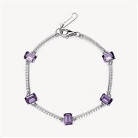 Bracciale Brosway Donna FANCY MAGIC PURPLE in Argento Zirconia FMP06 - FMP06
